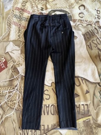 PRE-LOVED Striped Twisted Trousers