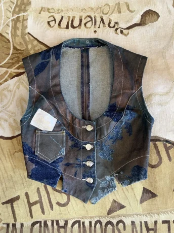 RE-LOVED Cafe Society S/S 1994 Denim Waistcoat